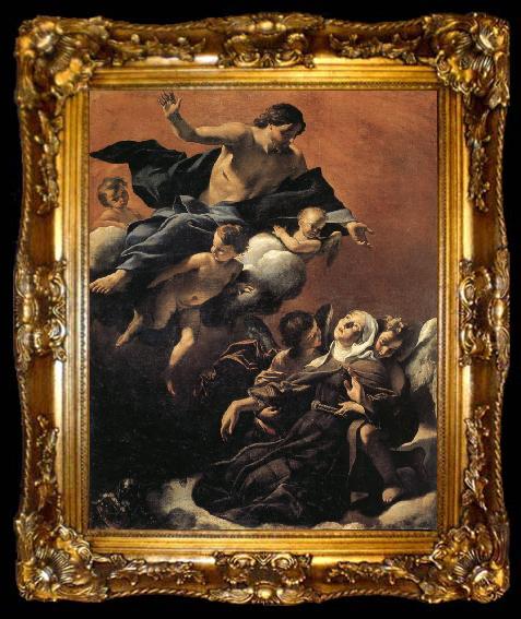 framed  LANFRANCO, Giovanni The Ecstasy of St.Margaret of Cortona, ta009-2